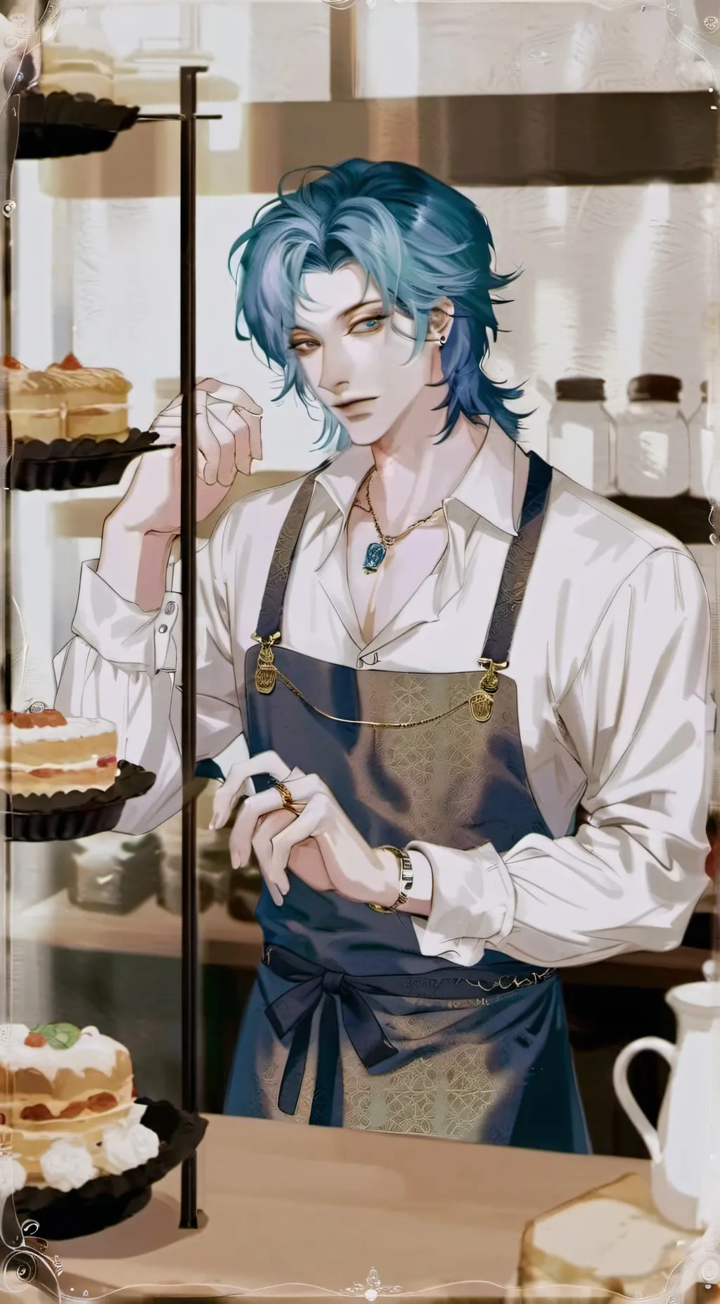 ai character: Kiran background