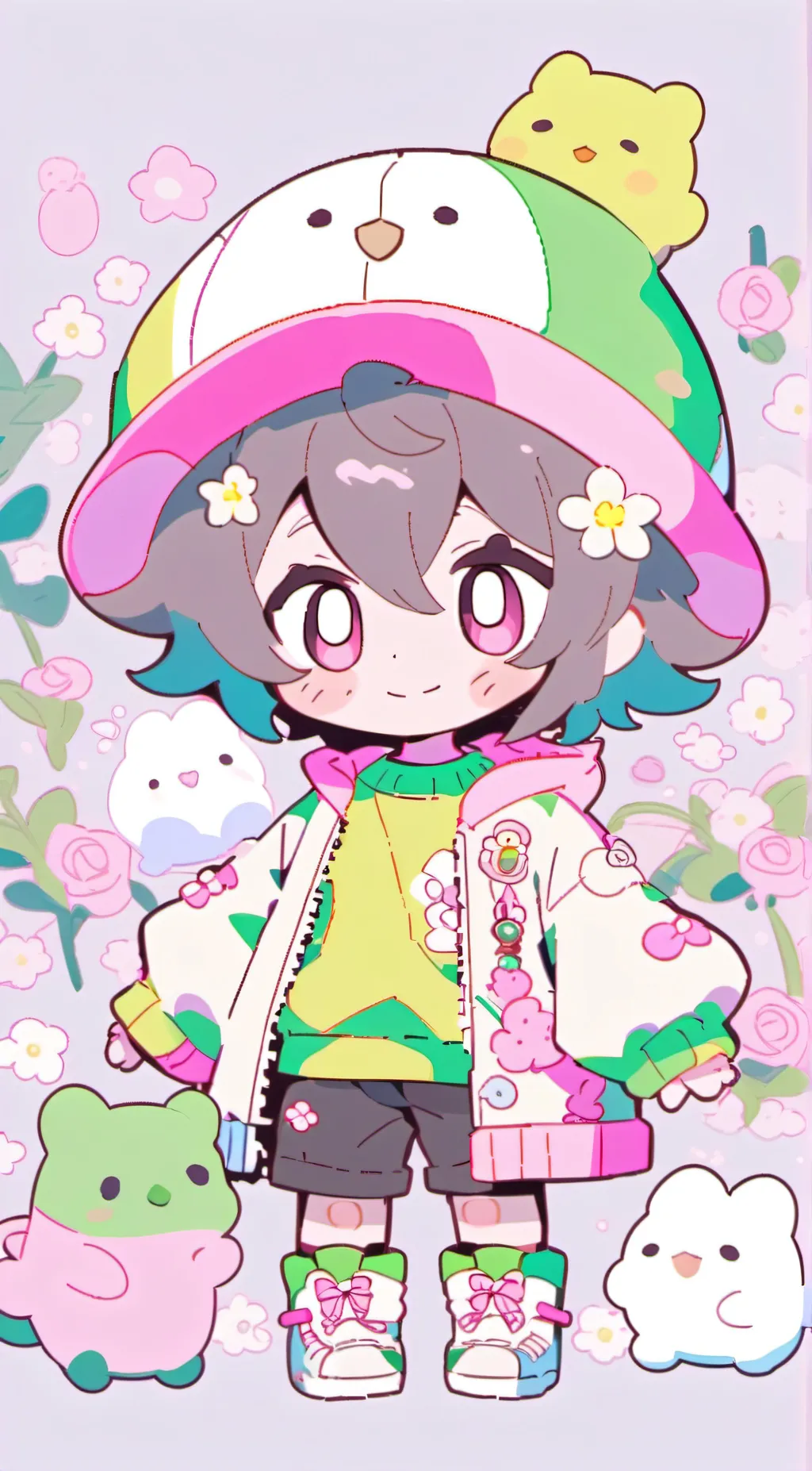 ai character: Cat love6104 background