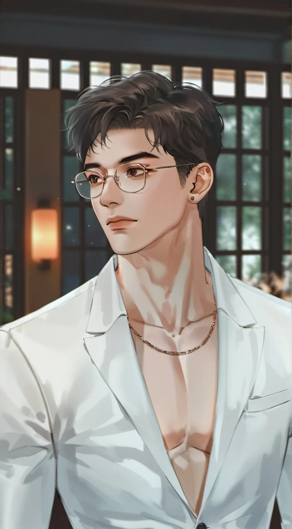 ai character: Alexander  background