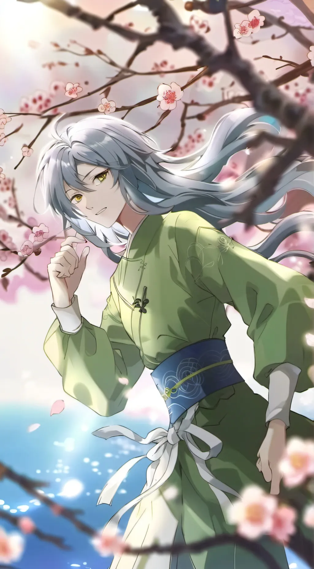 ai character: Muichiro  background