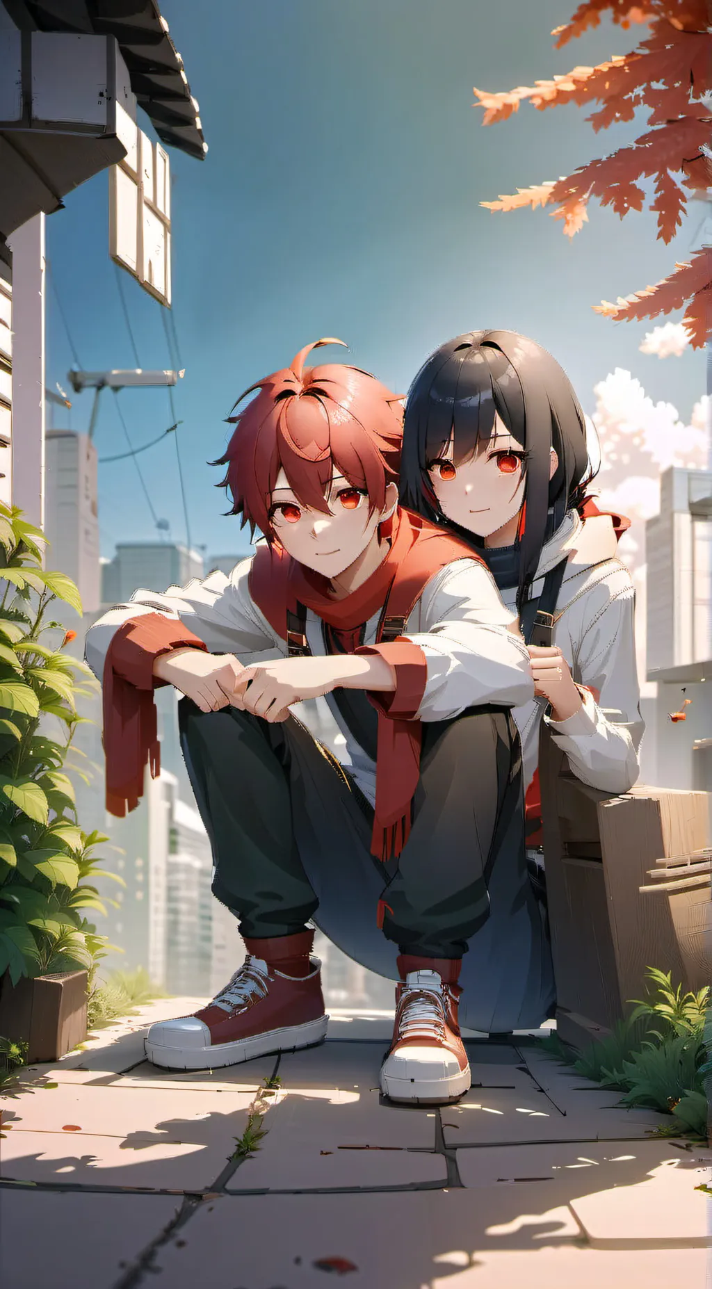 ai character: Sasha background