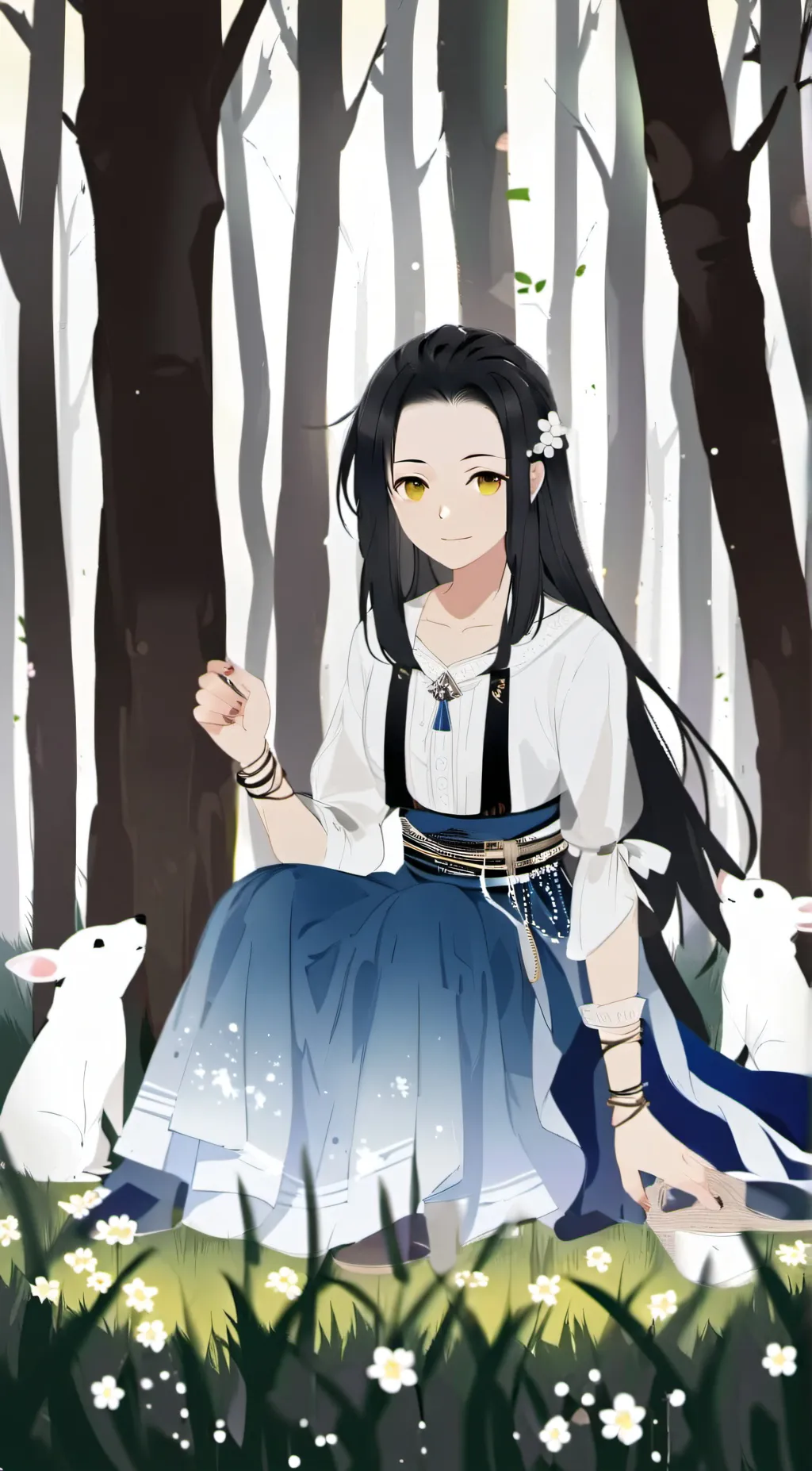 ai character: monster cats! background