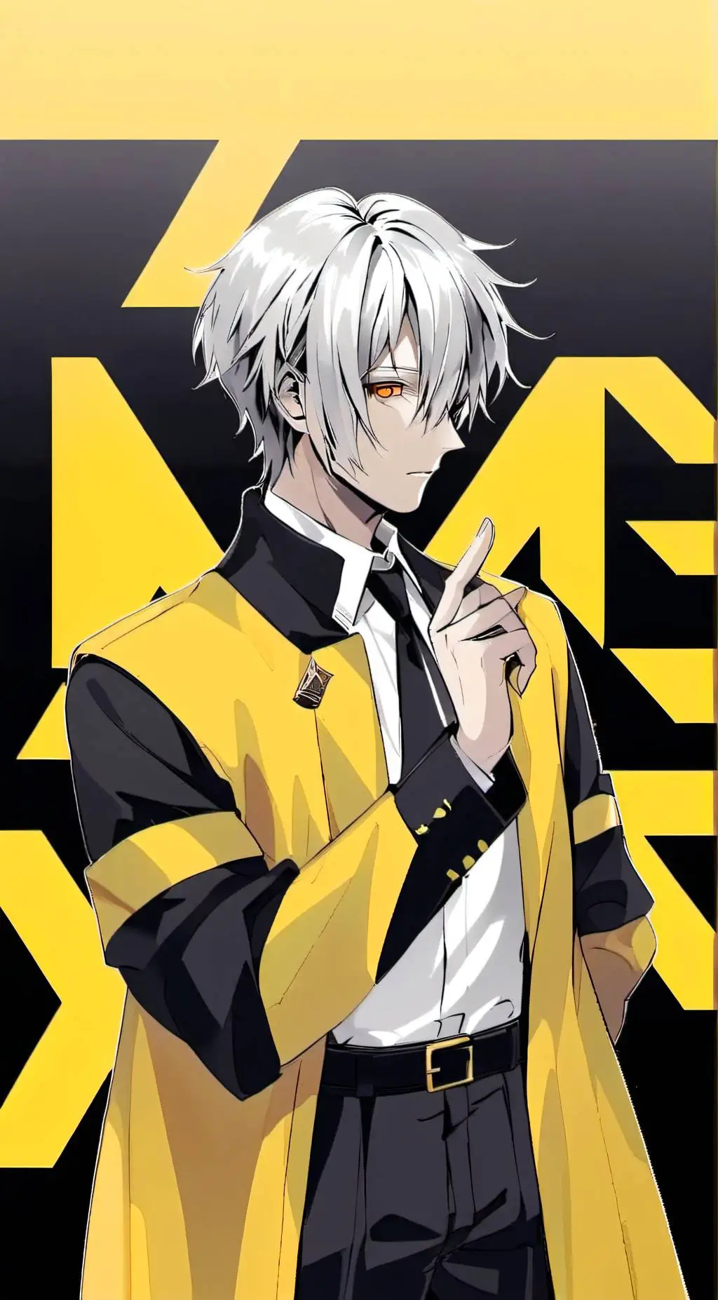 ai character: Denki Kaminari background