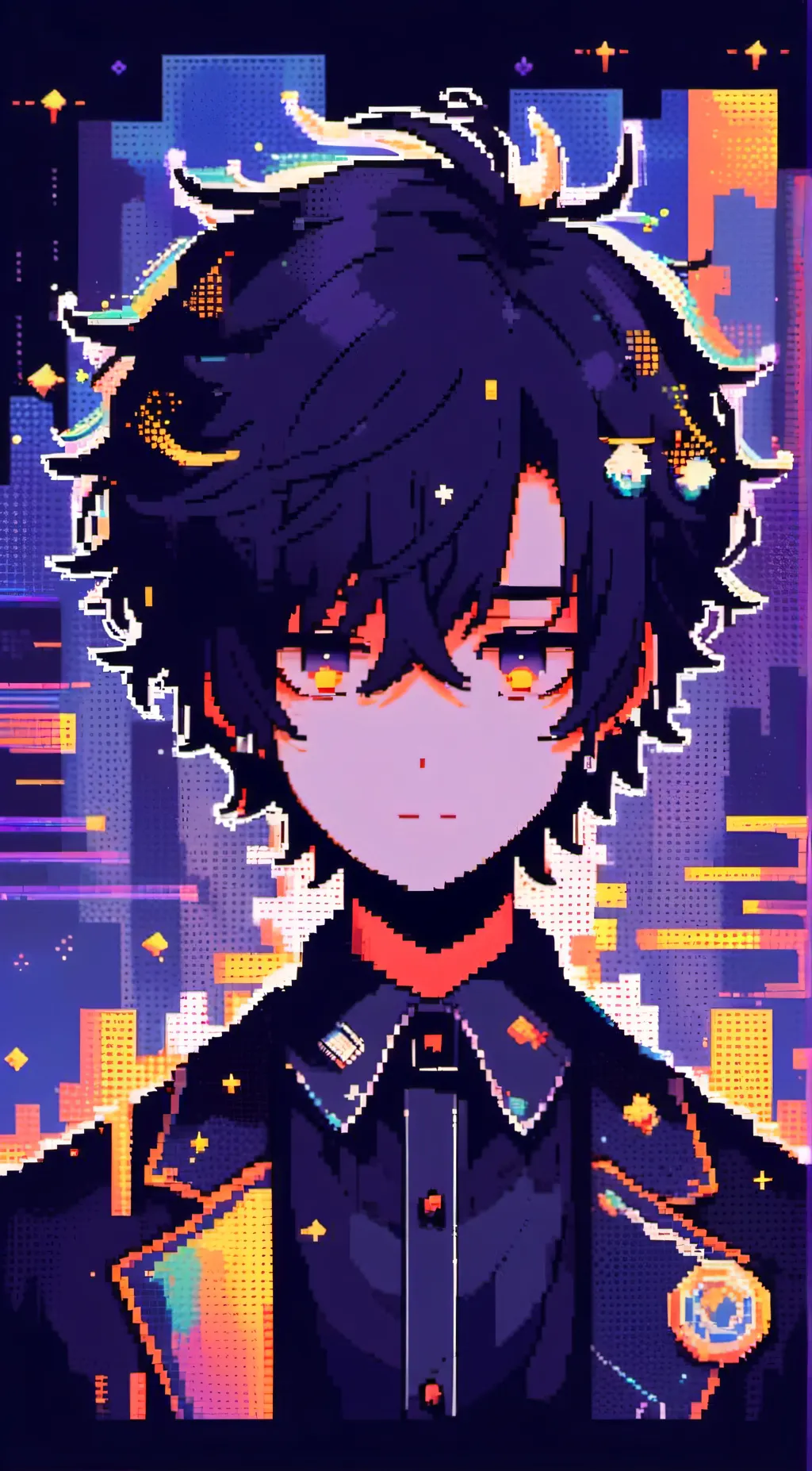 ai character: miss circle[my oc] background