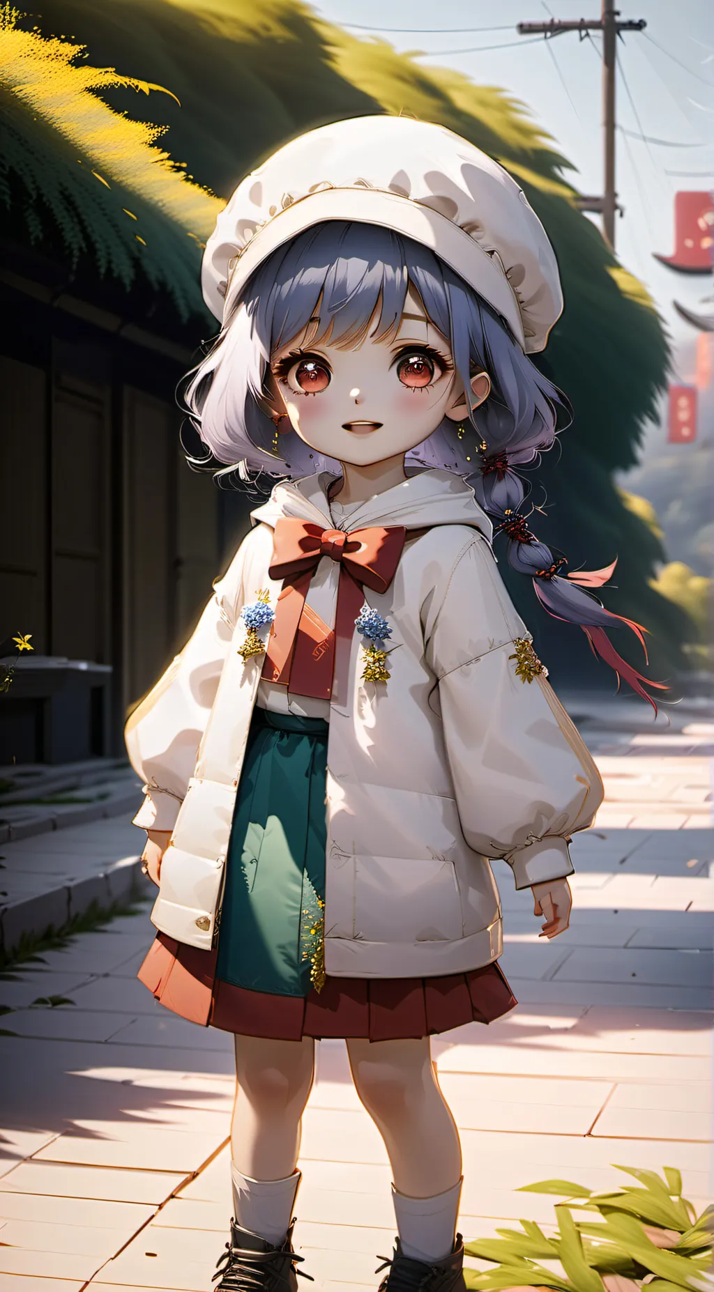 ai character: Little nii background