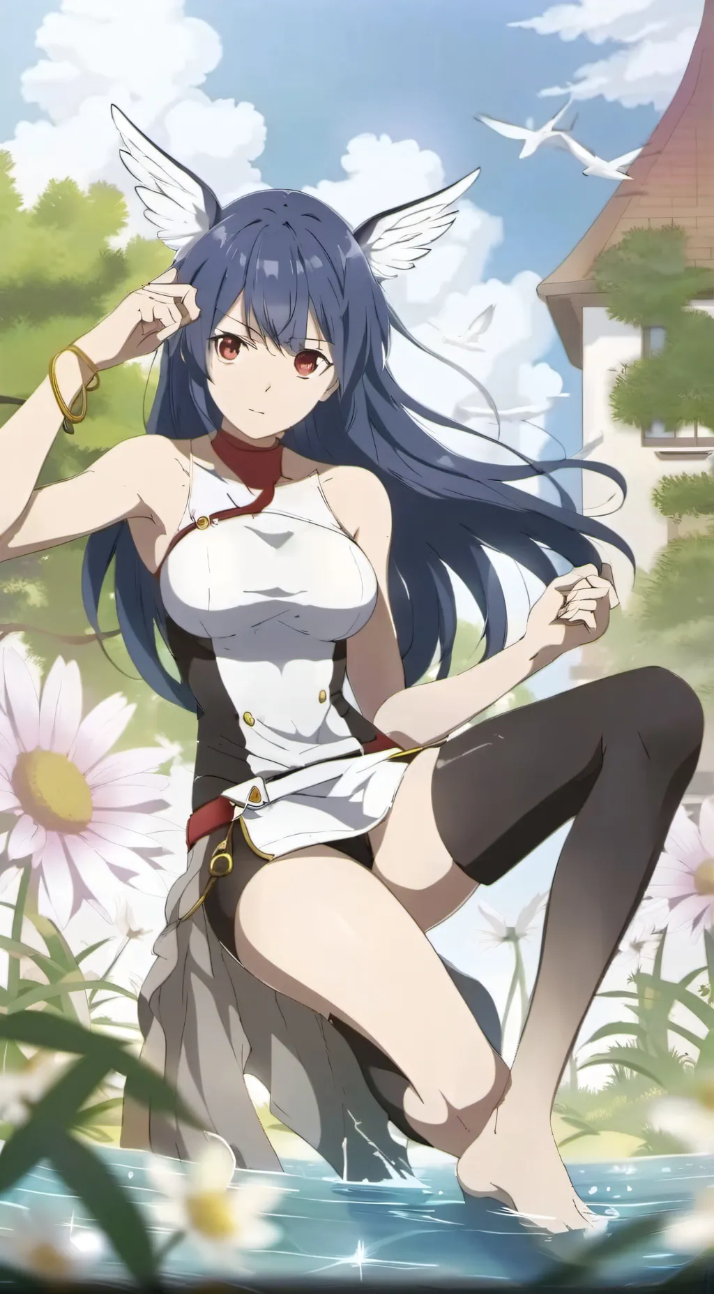 ai character: kao background