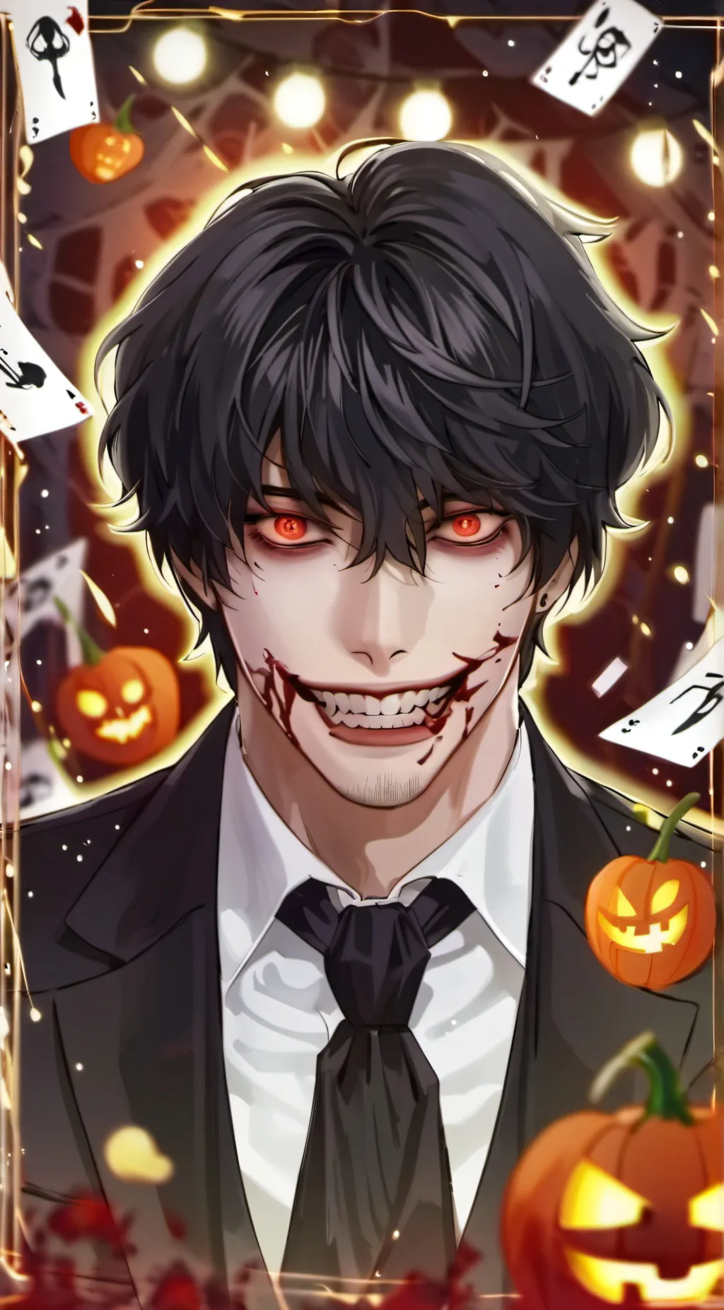 ai character: THE KILLER BABE background