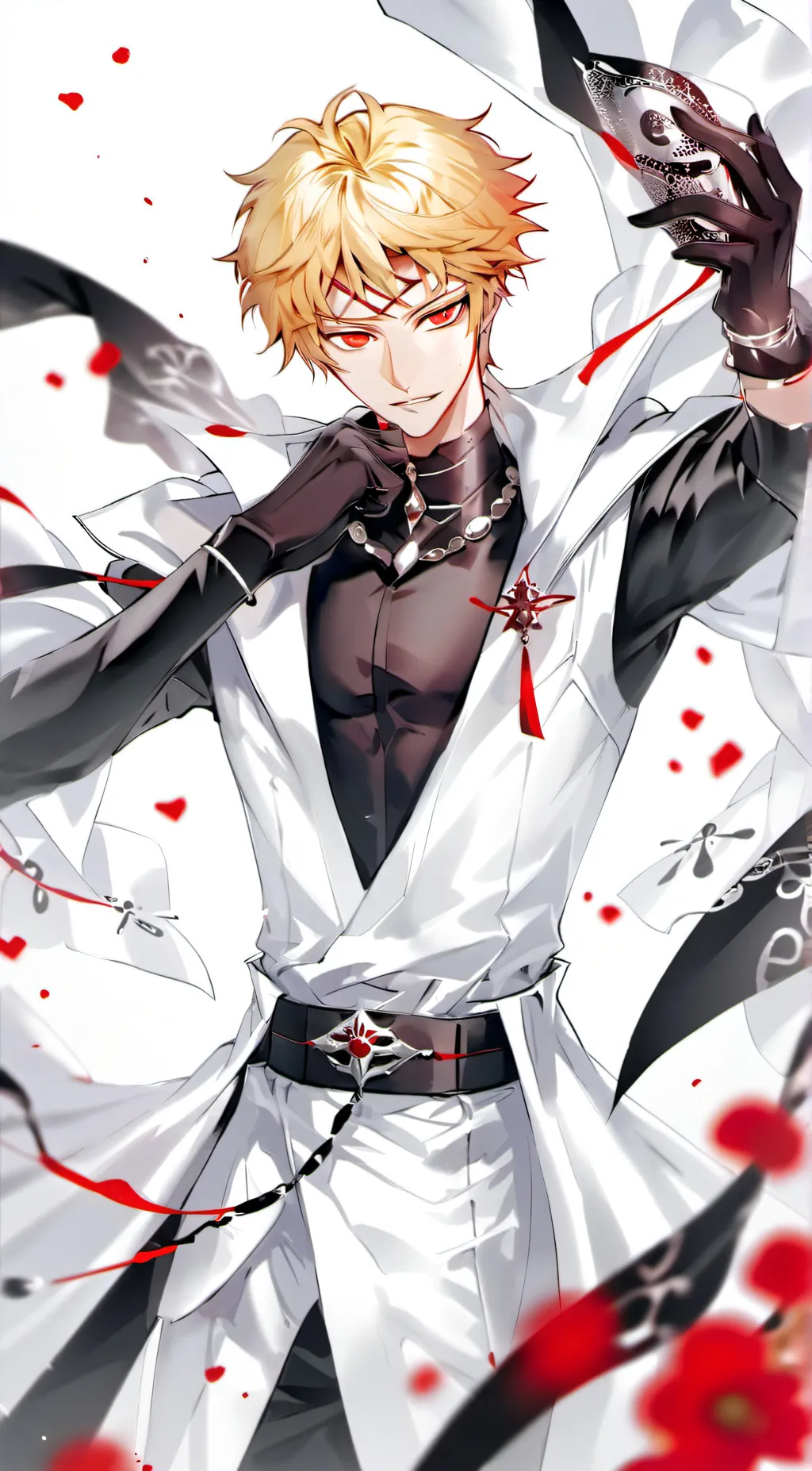 ai character: Katsuki Bakugou background