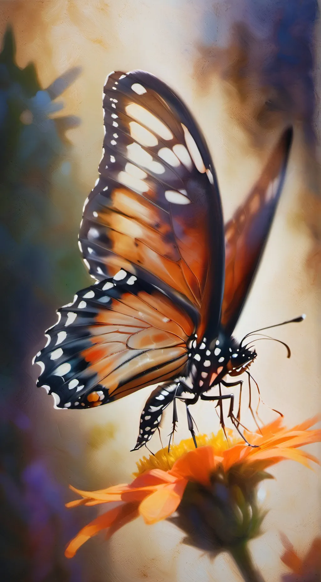 ai character: monarch background