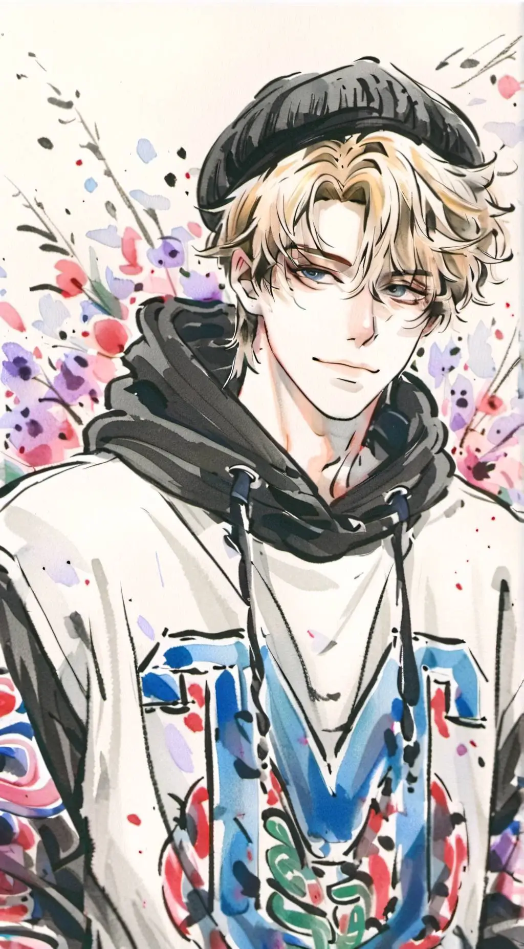 ai character: °•Theo•° background