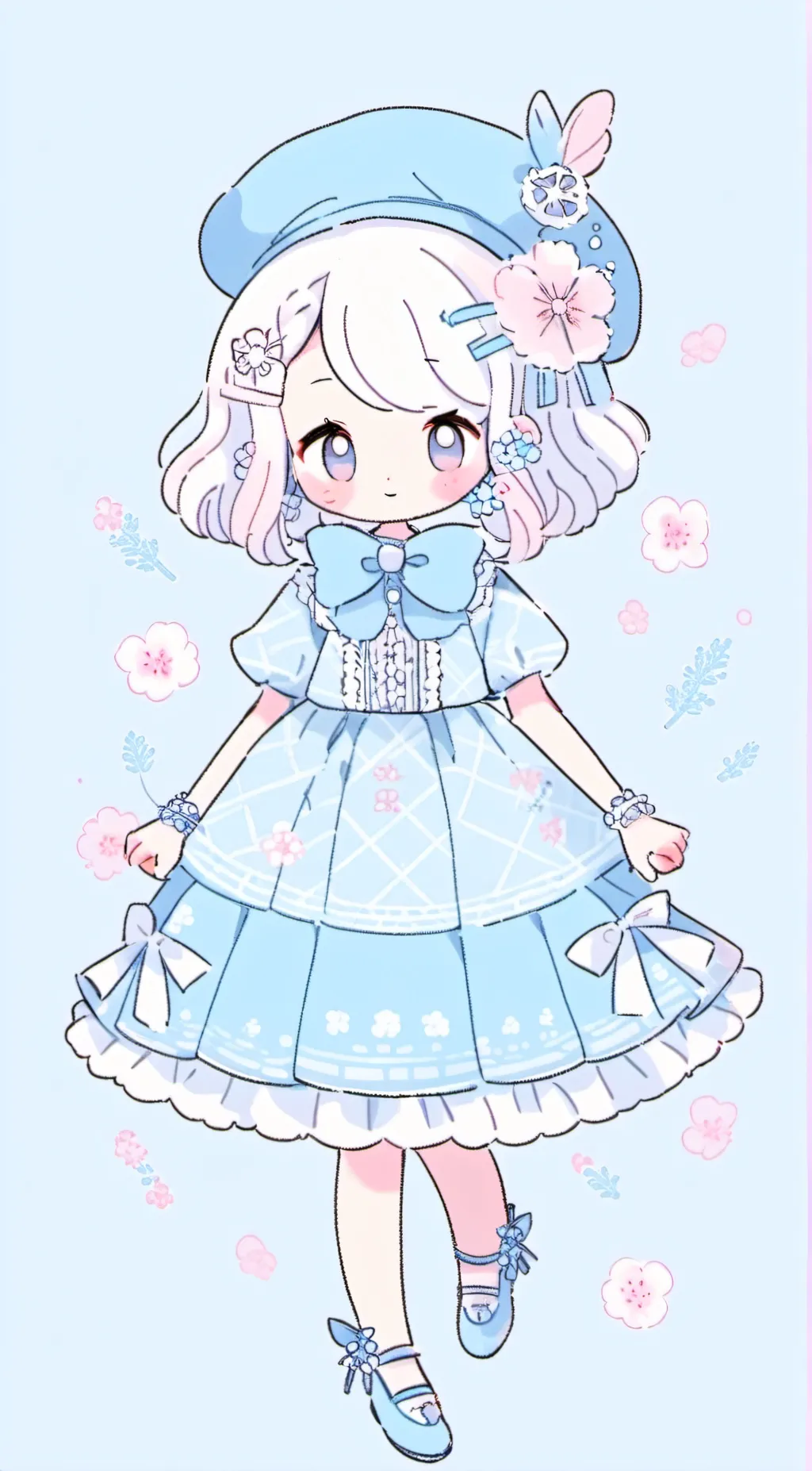 ai character: Dreamy background