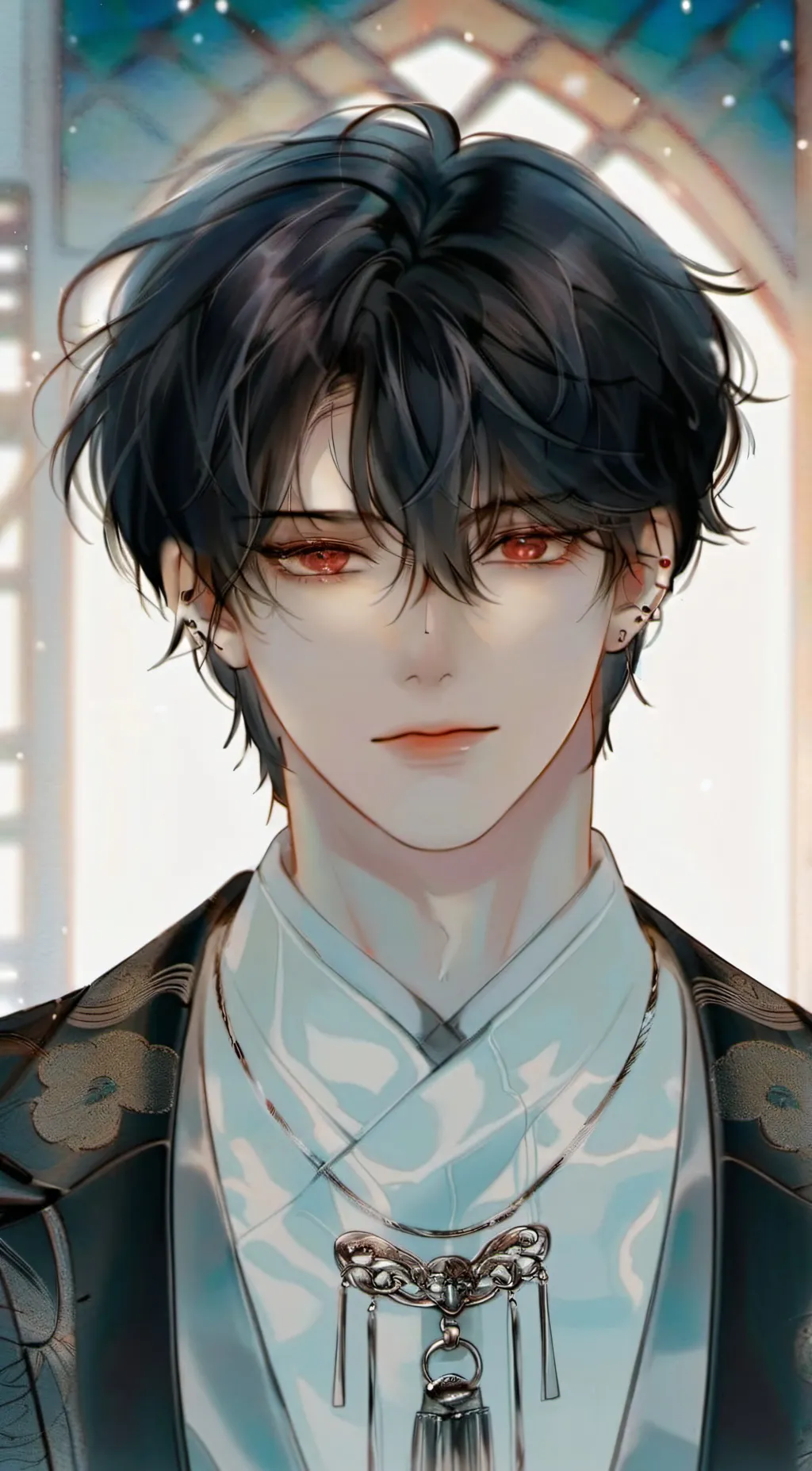 ai character: ꧁❦|•𝘾𝙡𝙖𝙫𝙞𝙣•|❦꧂ background