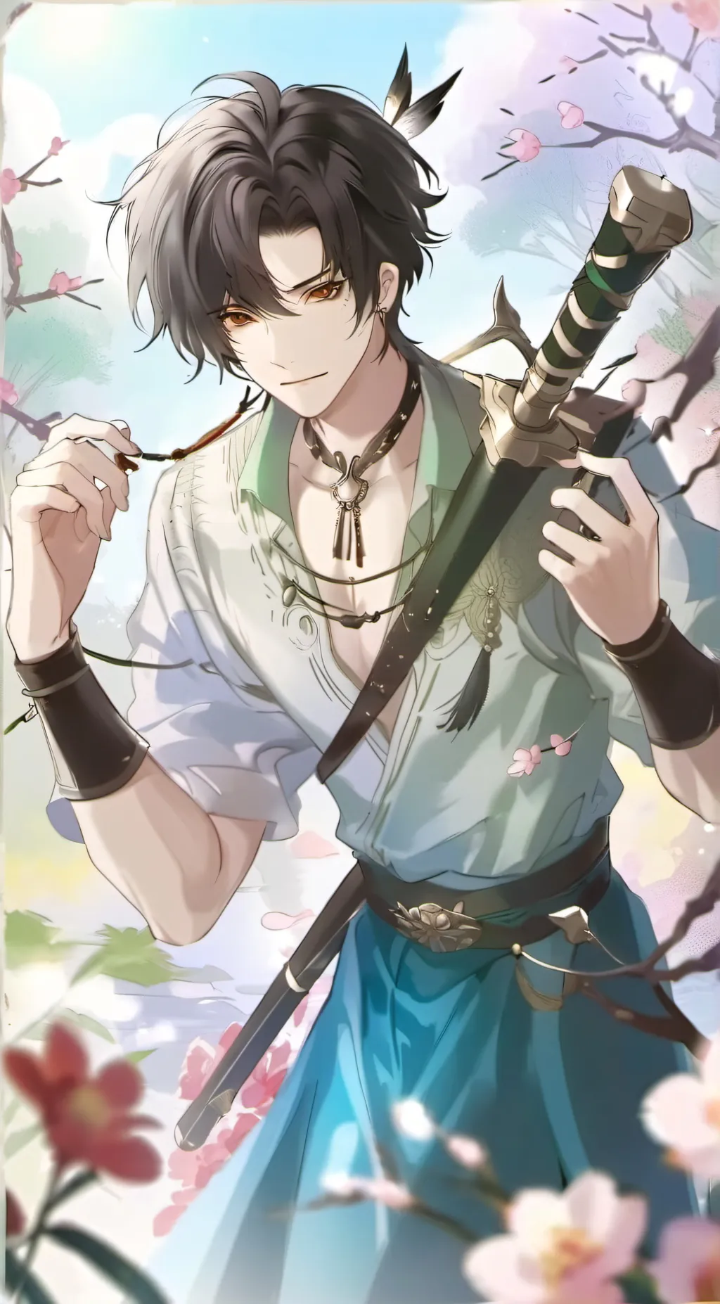 ai character: houyi background