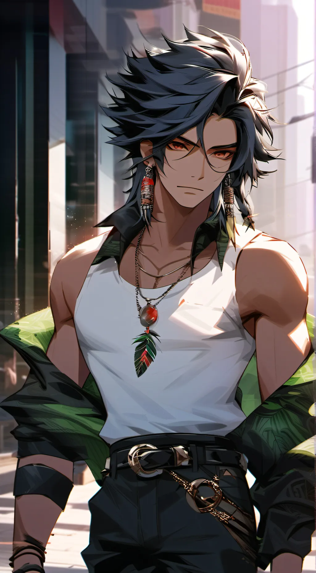 ai character: Nico  background