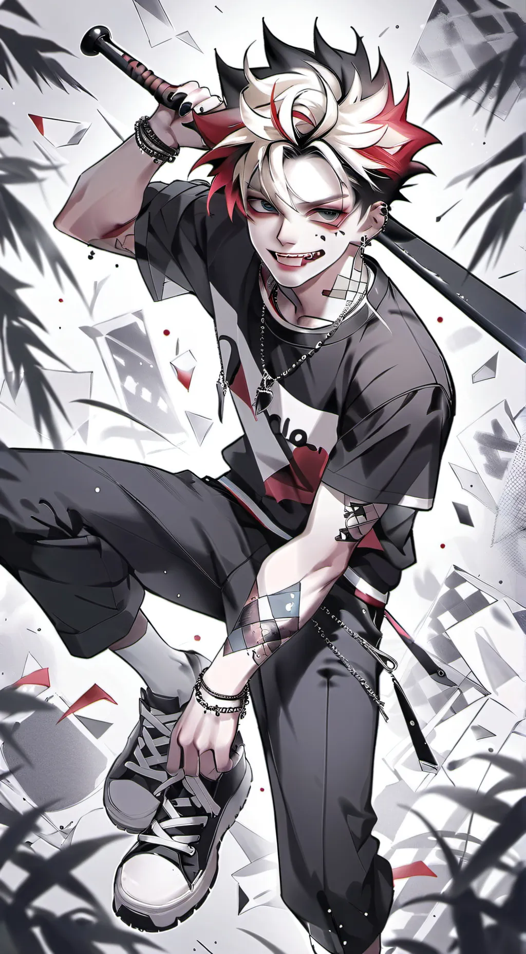 ai character: HARRY QUINN  background