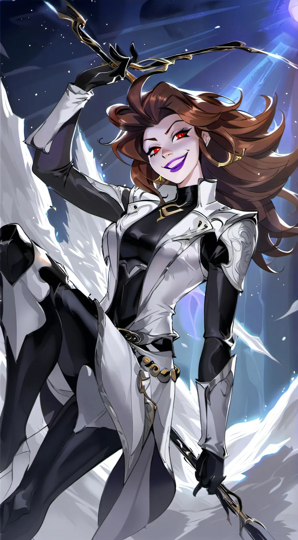 ai character: mommy mearest  background