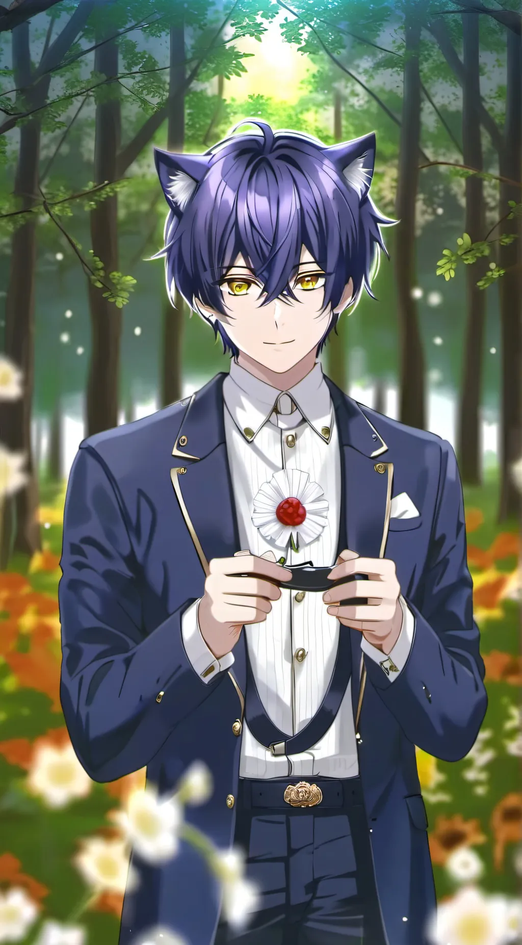 ai character: Arnold  background