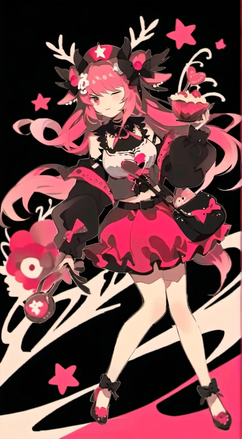 ai character: lunar background