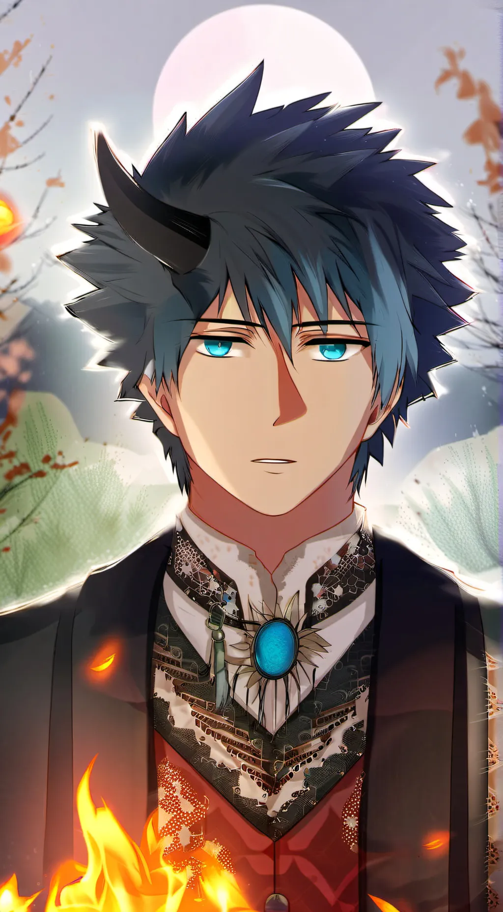 ai character: Drew background