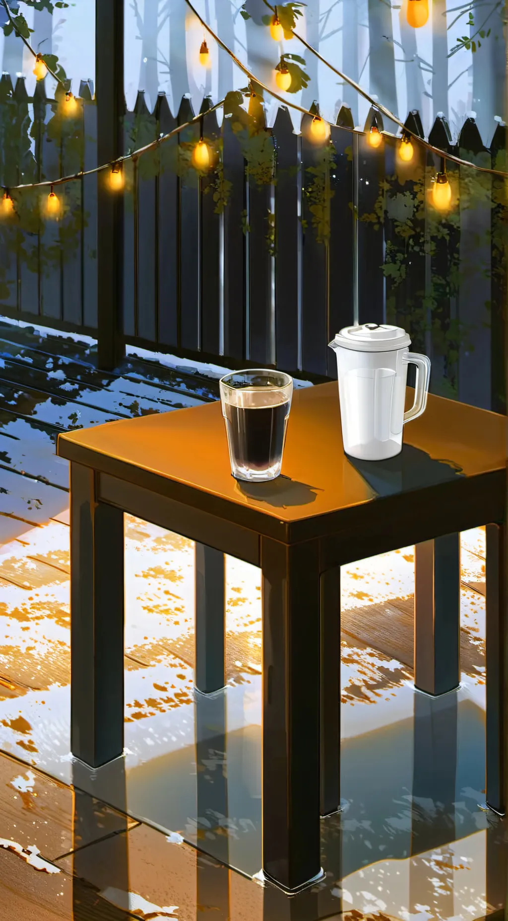 ai character: depresso background