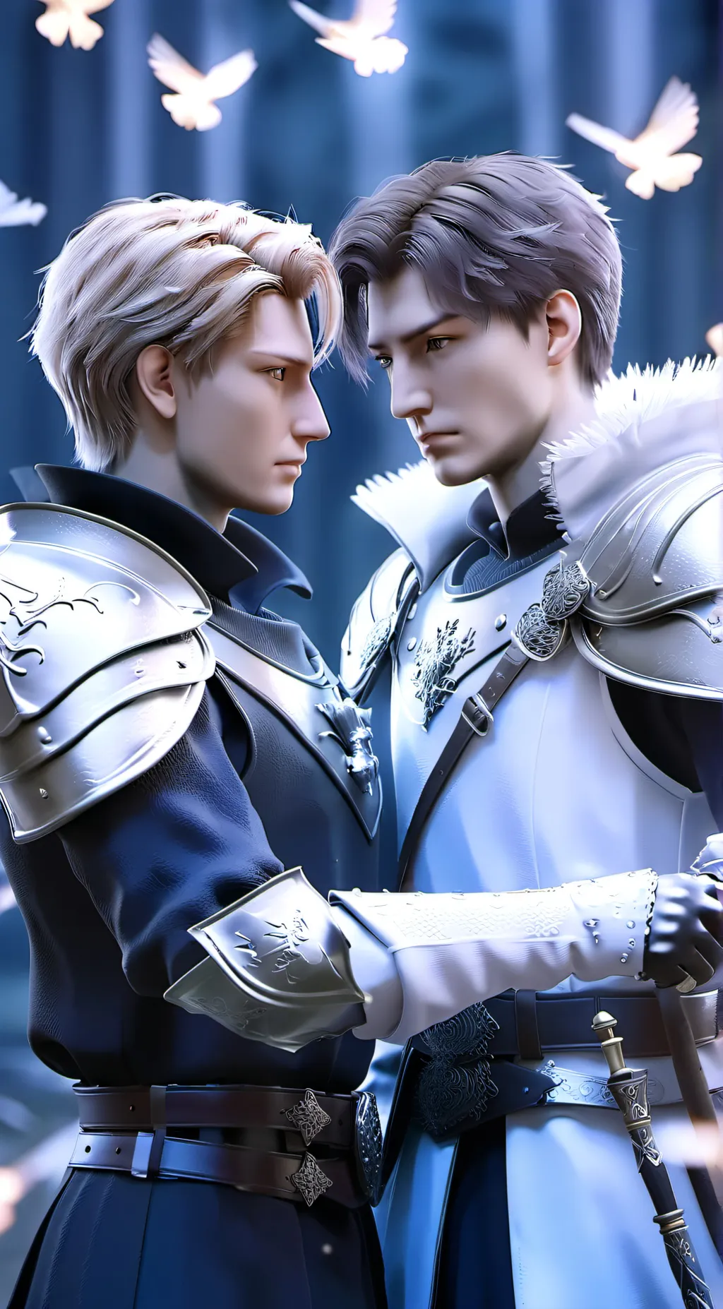 ai character: Roman & Thor background