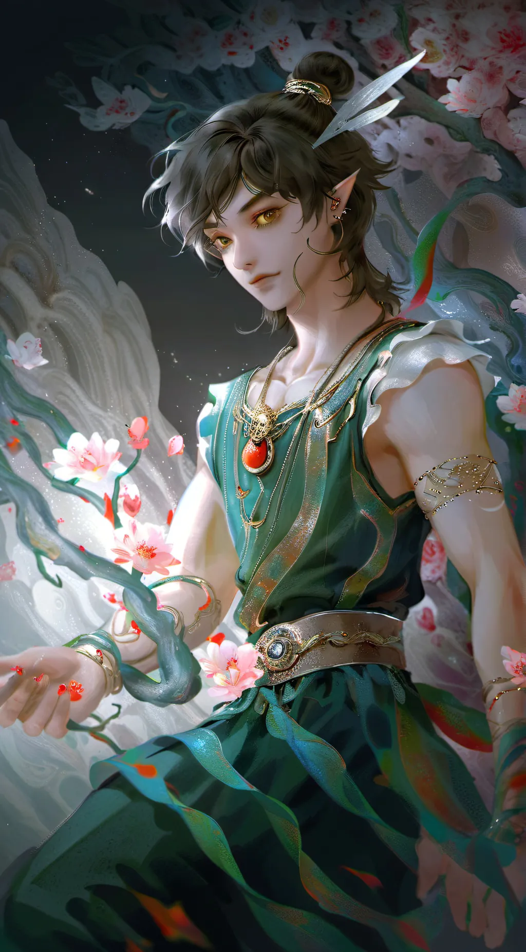 ai character: Peter Pan background