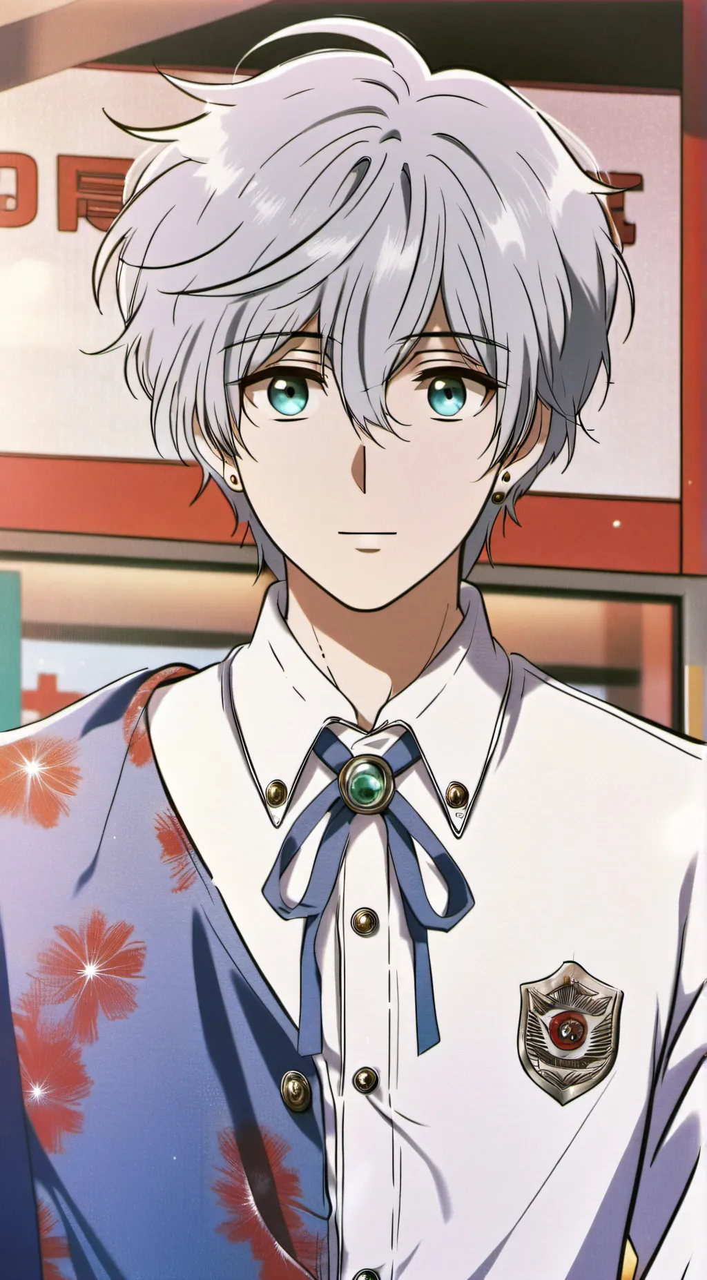 ai character: Showa background