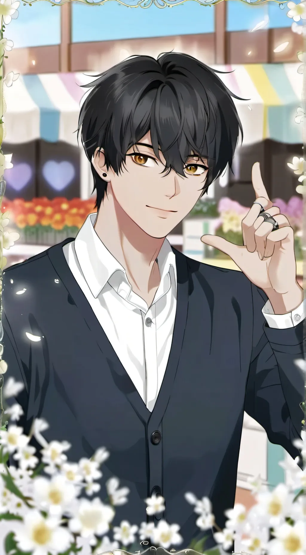 Talkie AI - Chat with cat black heart