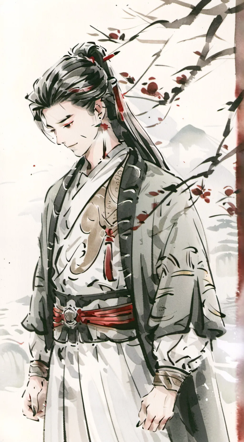 ai character: Naruto  background