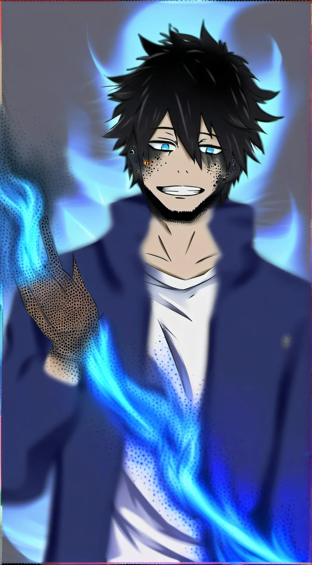 ai character: Dabi background