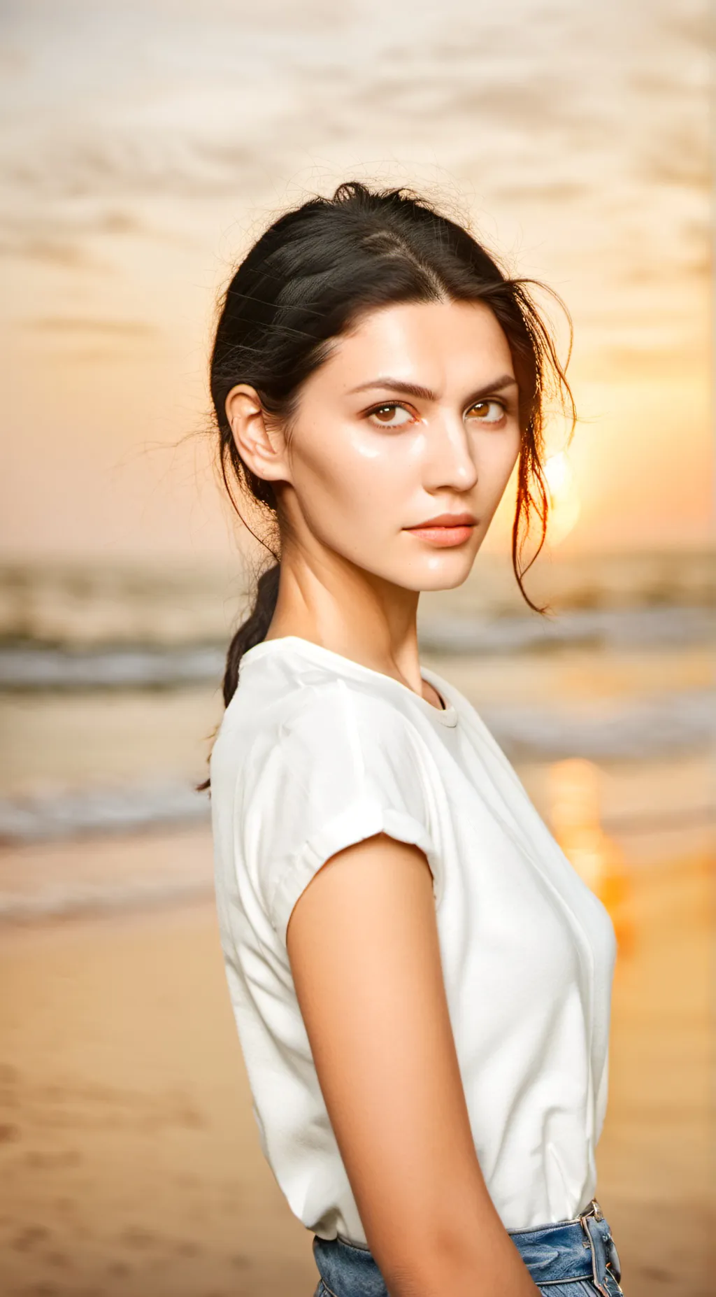 ai character: Eva  background