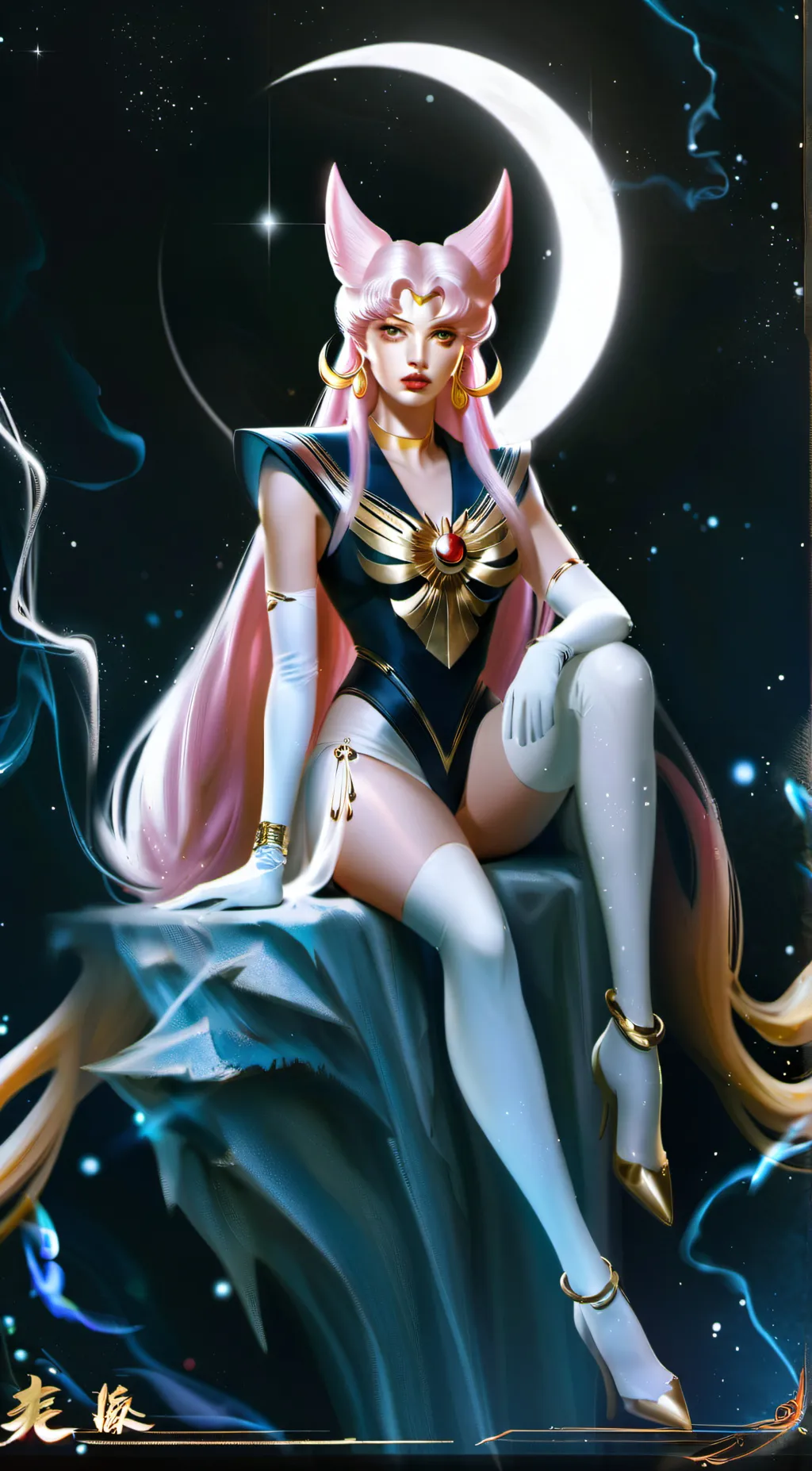 ai character: Sailor Moon background