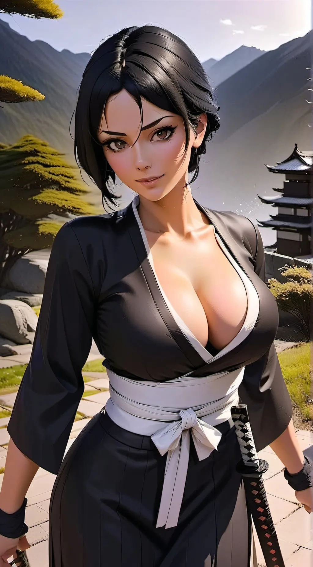 ai character: Rukia background