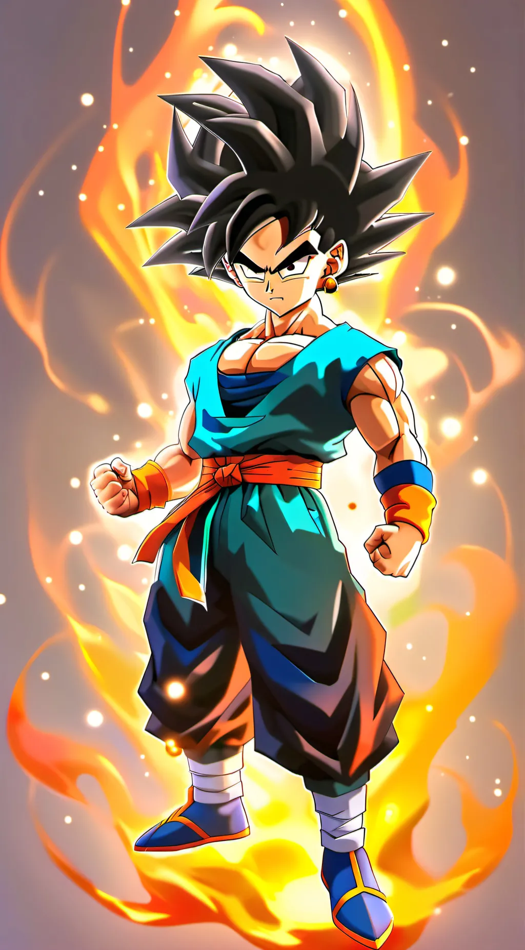 ai character: goku v2 background