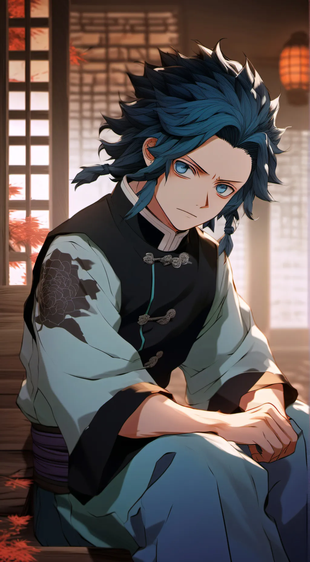 ai character: Aizetsu💙 background