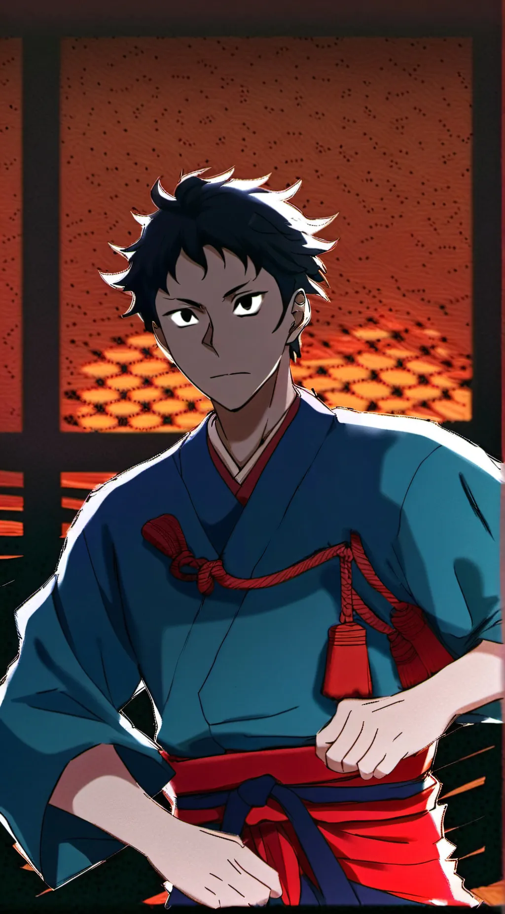 ai character: jhon  background