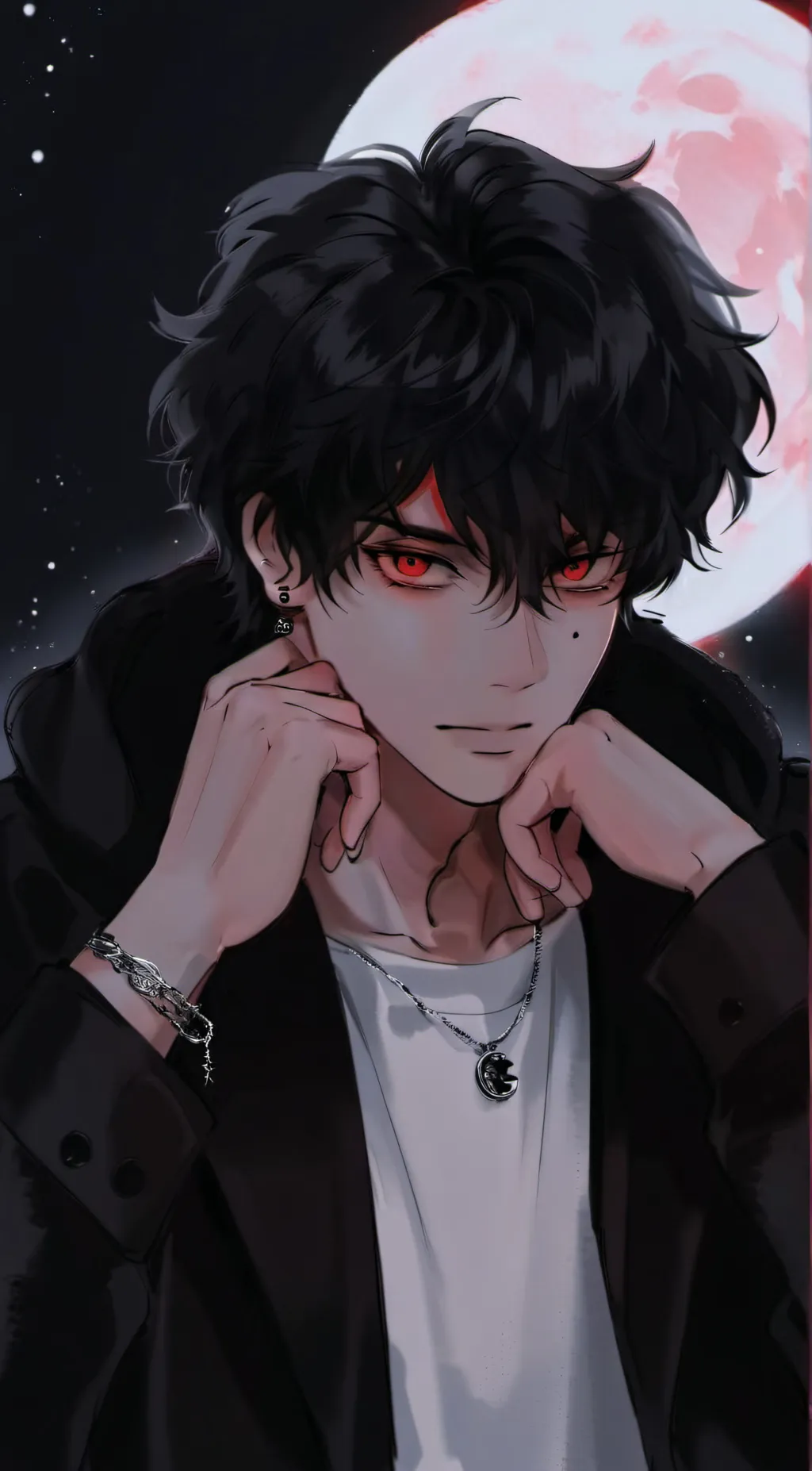 ai character: Ghost background