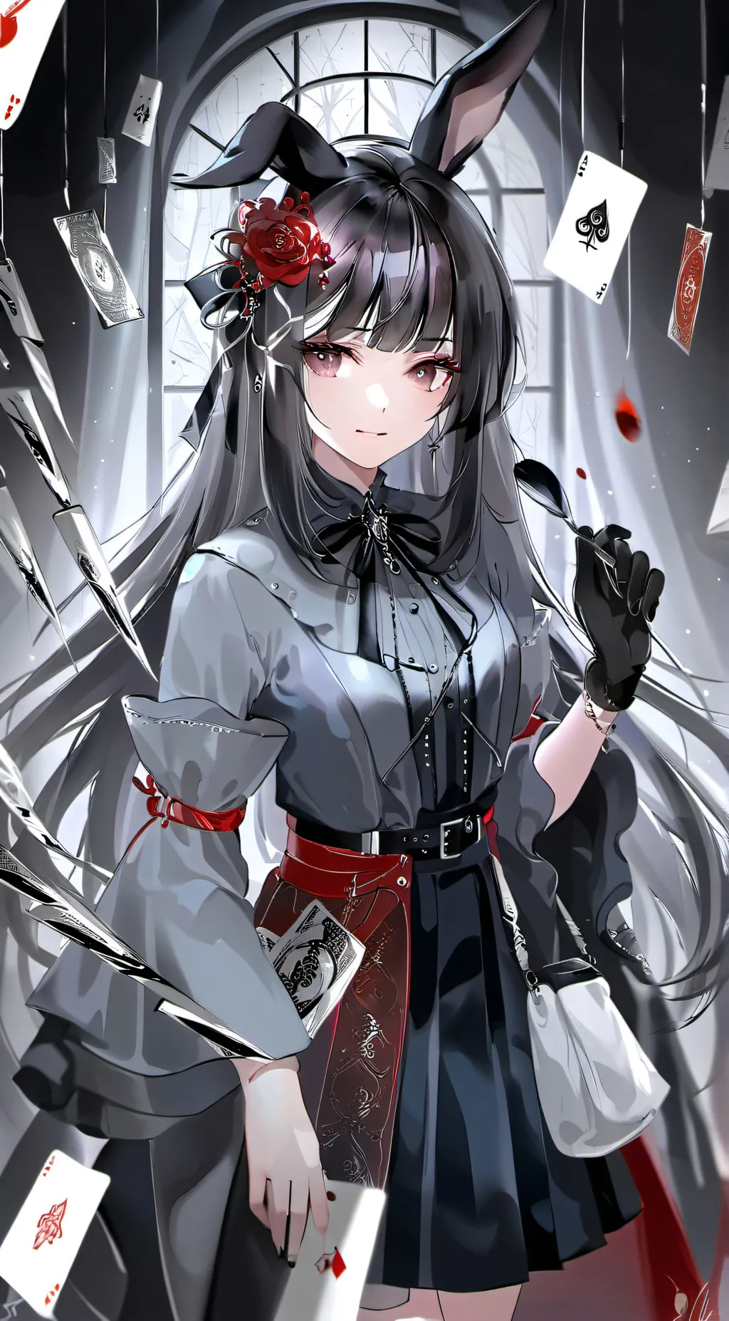 ai character: Briana (black) background