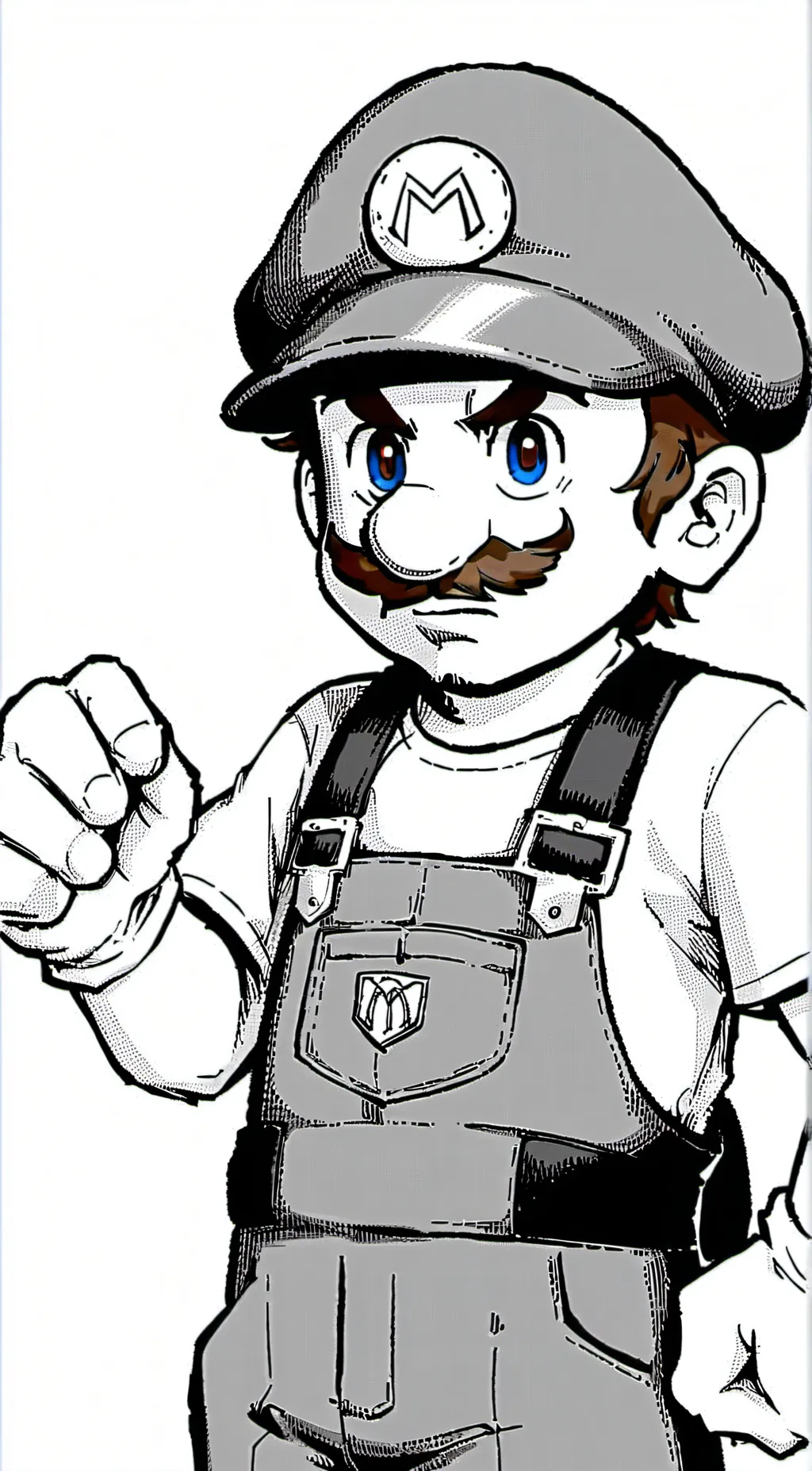 ai character: Mario background