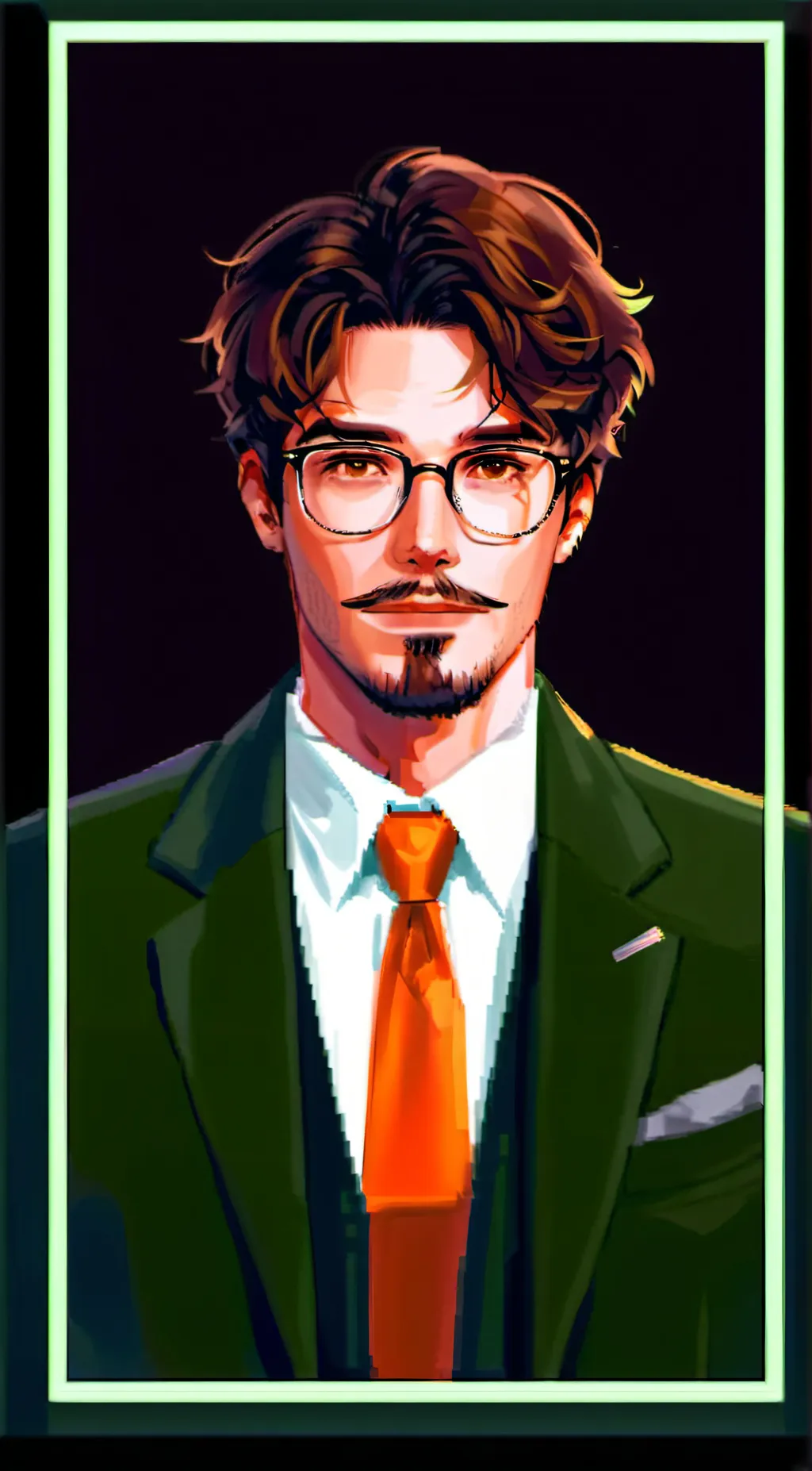 ai character: Harvey background