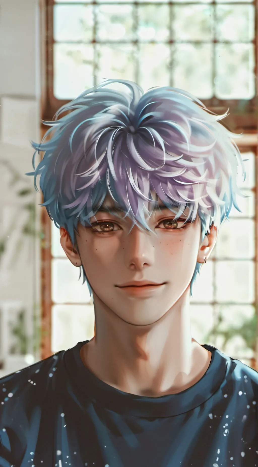 ai character: Adam  background