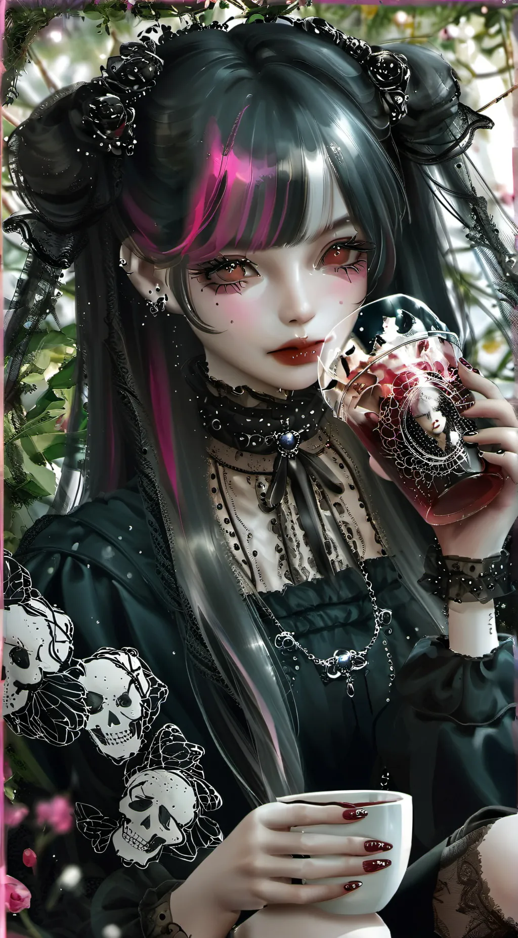 ai character: kuromi background