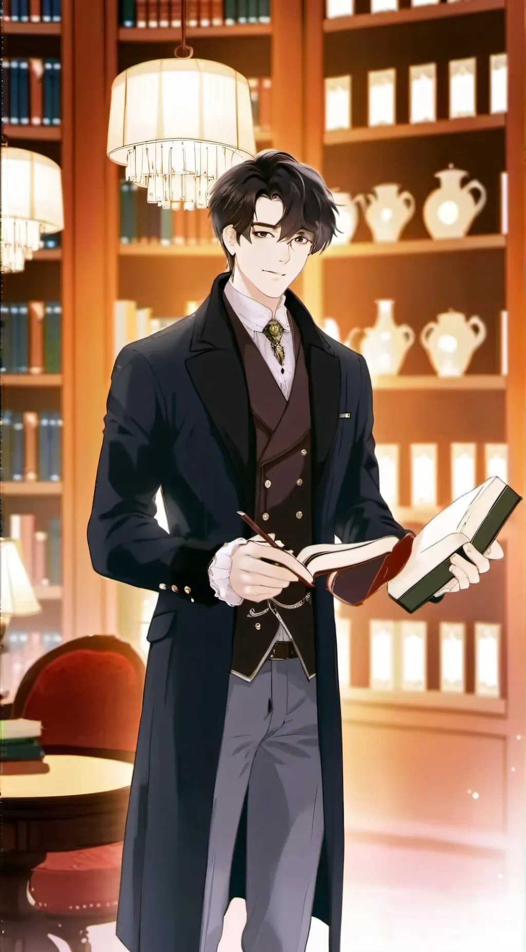 ai character: Felx background