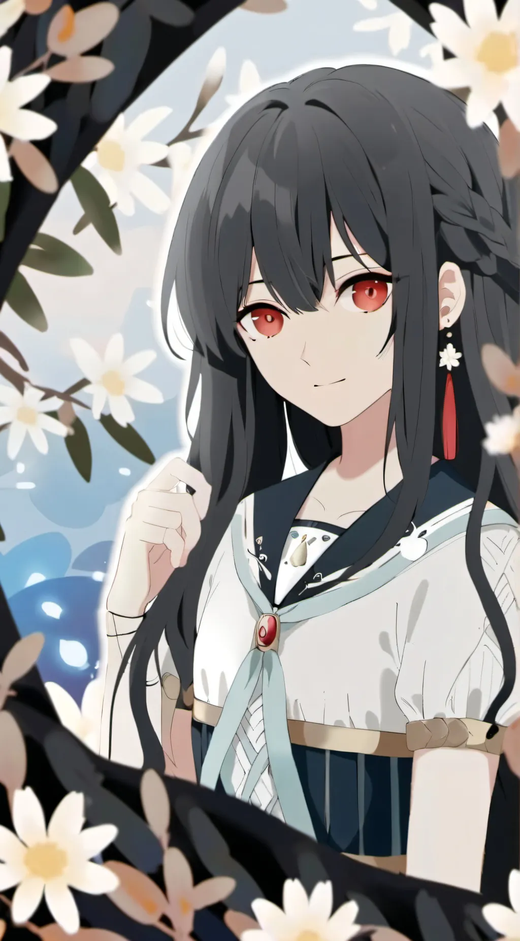 ai character: Ashley  background