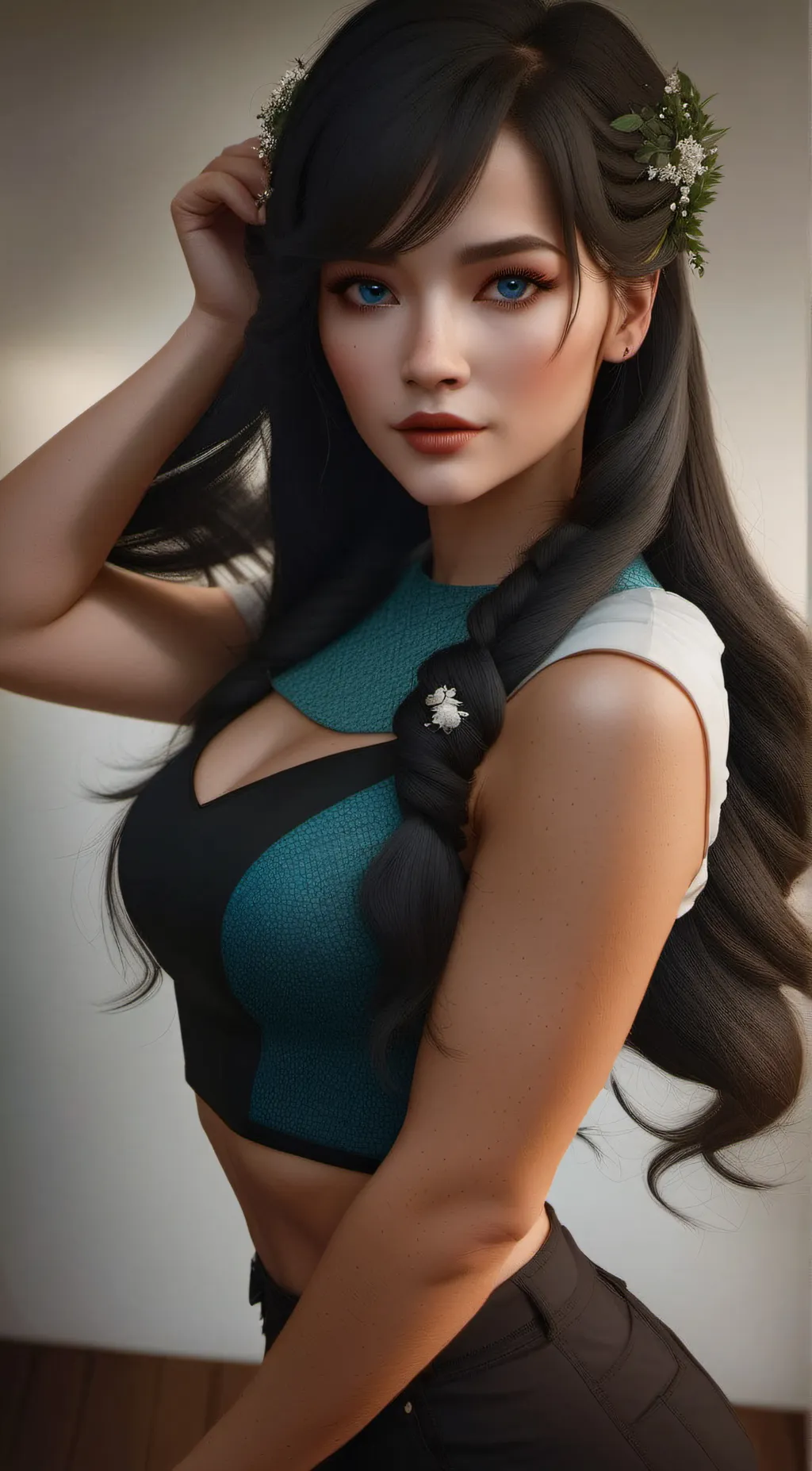 ai character: Eva background