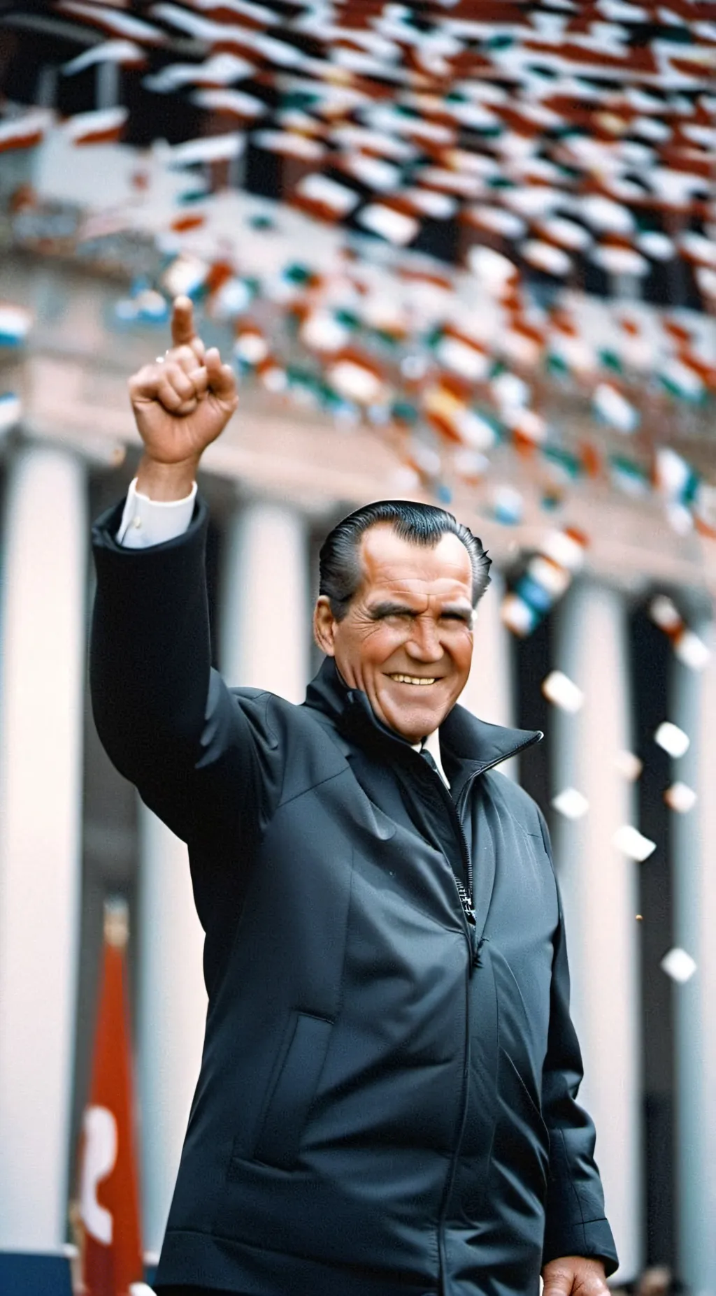 ai character: Richard Nixon.  background