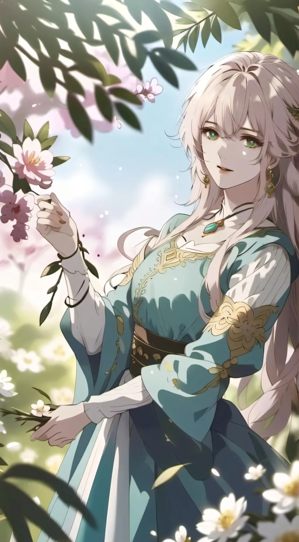 ai character: maple background