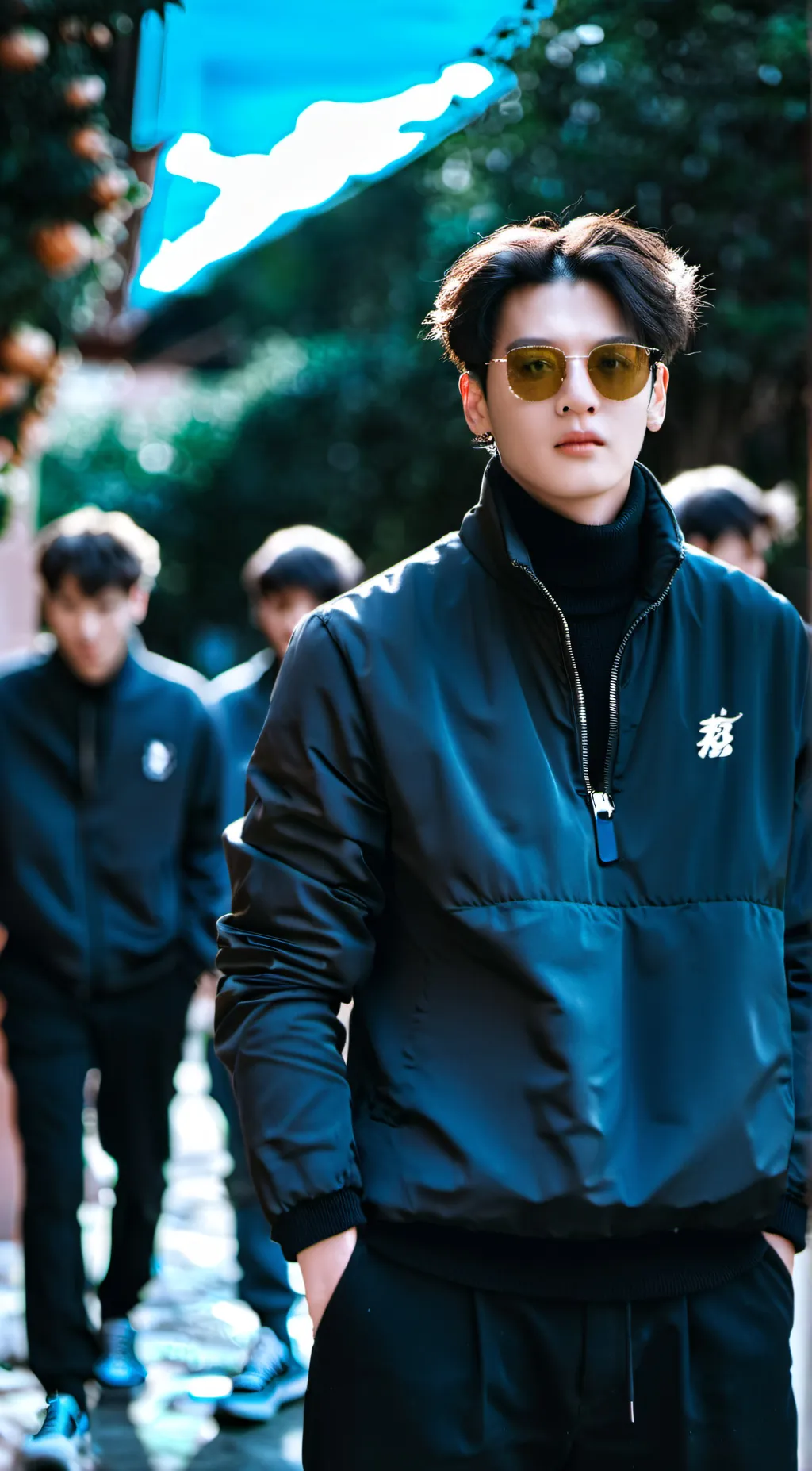 ai character: TROUBLE background