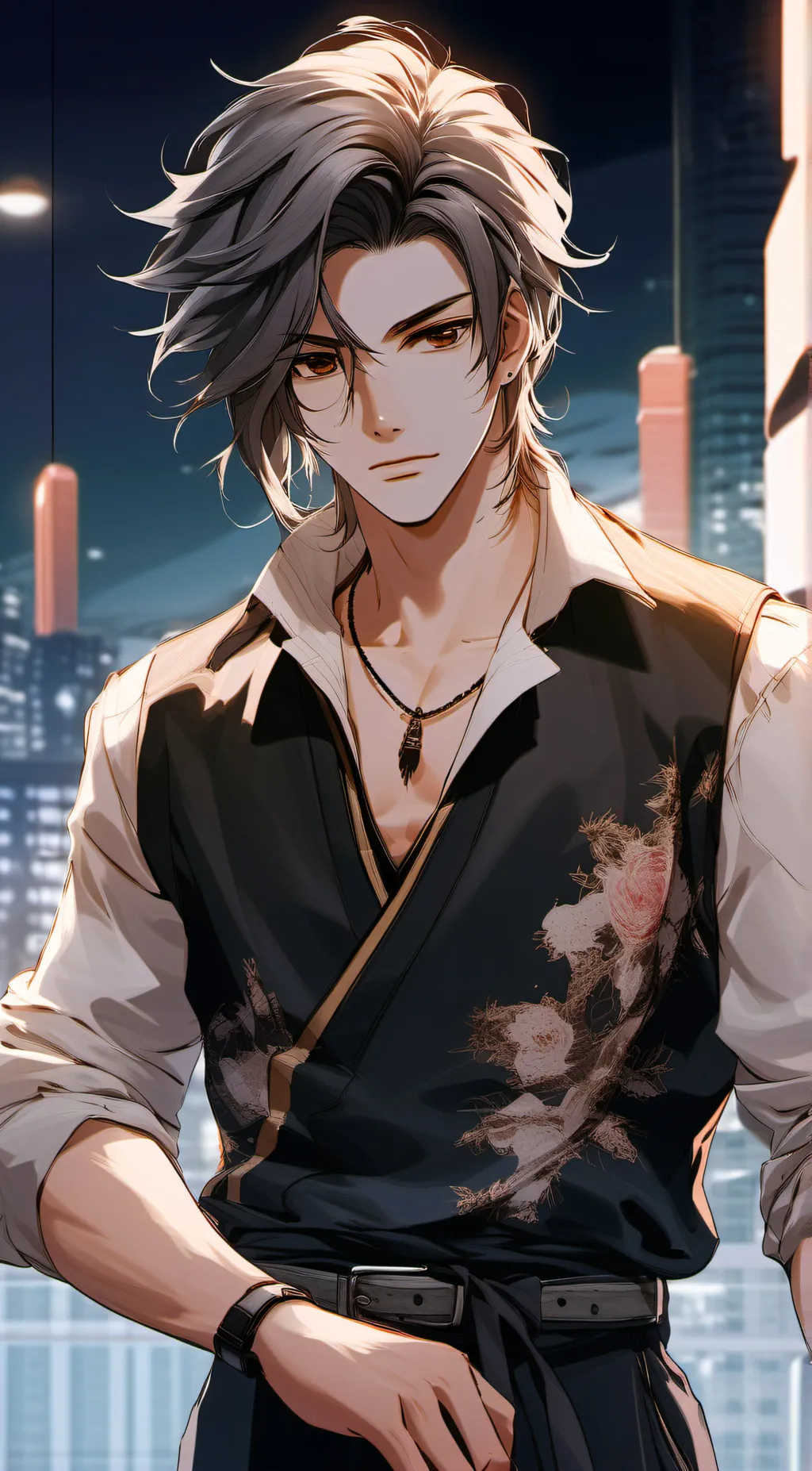 ai character: Leo background