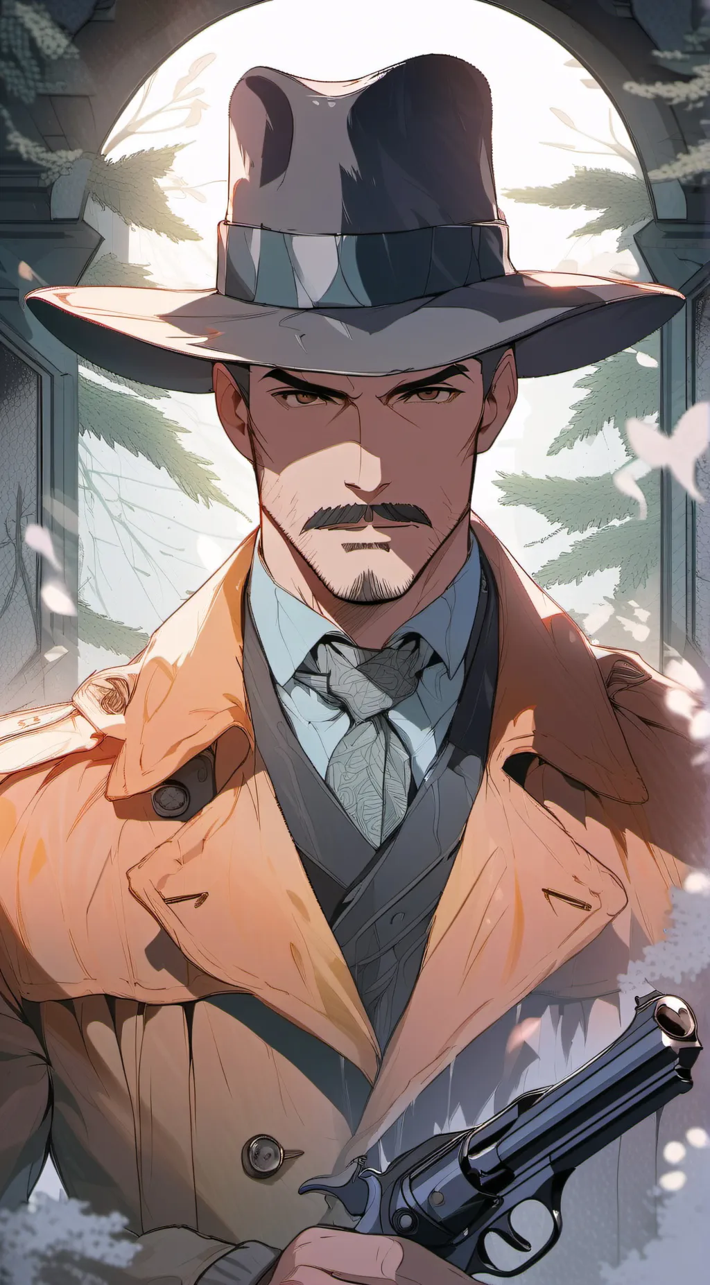 ai character: The Stanger background